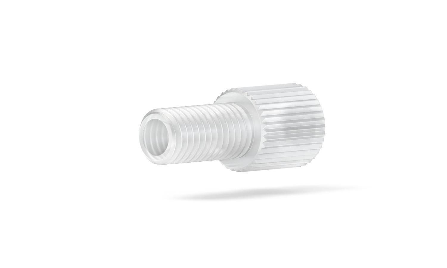 Skrue flangeløs, PFA, 1/16"