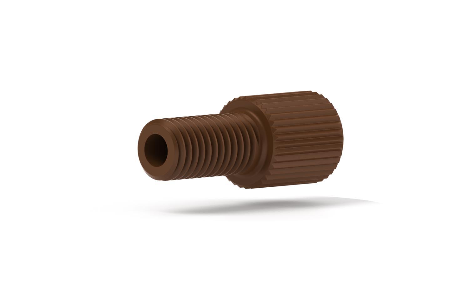 Skrue Super Flangeløs, Flat-Bottom, PPS, 1/8"