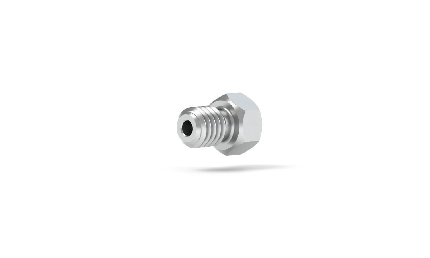 SS Nut Short, 10-32, for 1/16" OD