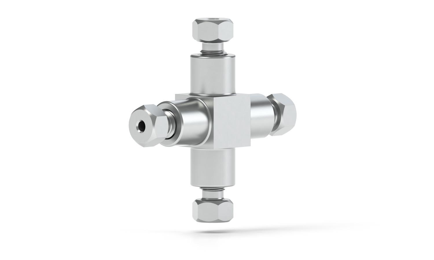 Kryds, 1/16", 0,5 mm lysning, SS, med U400/401