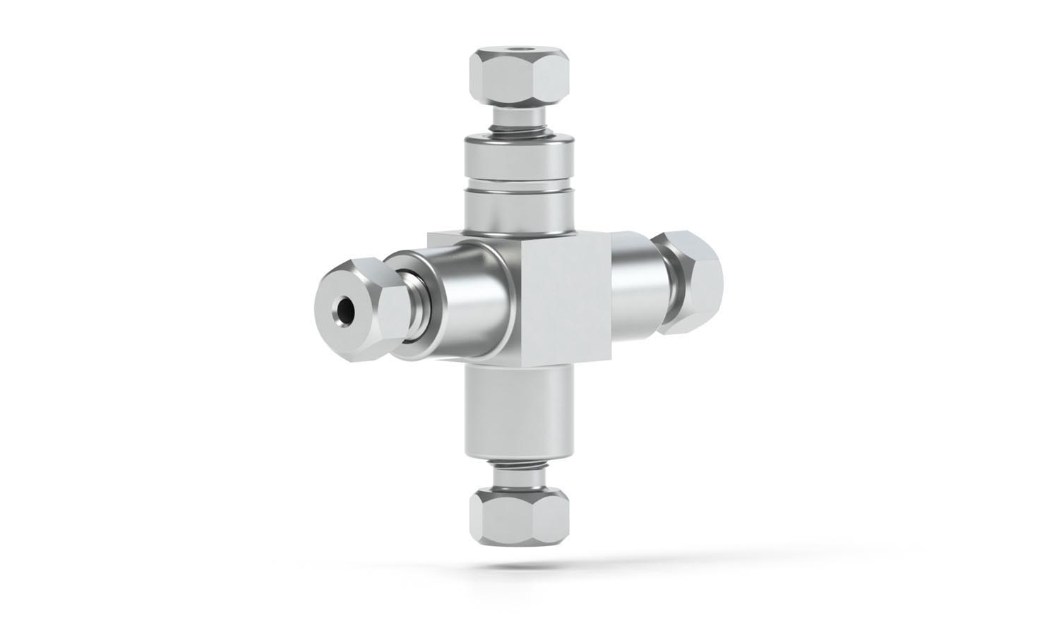 Kryds, 1/16" 1,00 mm lysning, SS, med U400/401