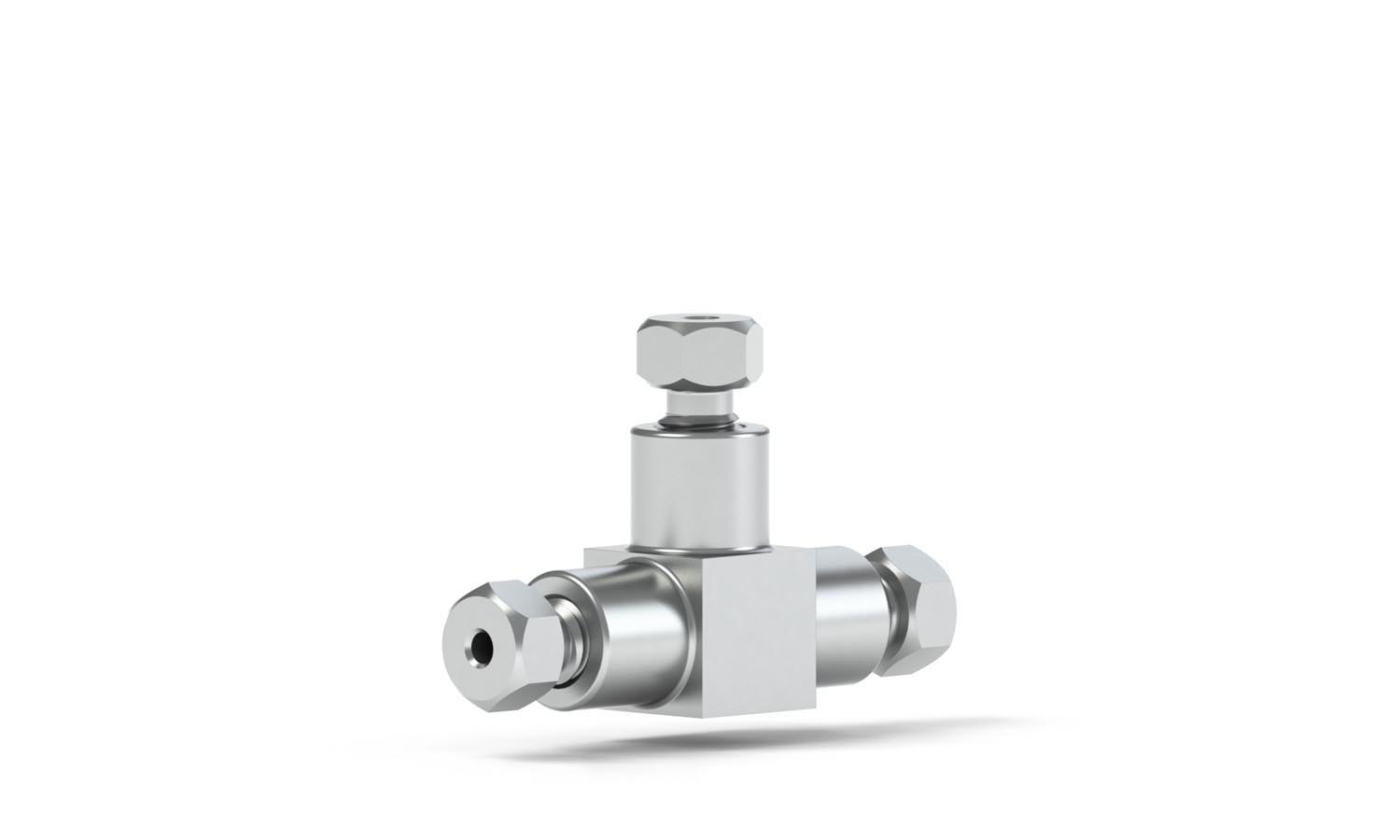 VHP Stainless Steel Tee 10-32 1/16