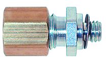 Tube connector for air actuator, compr. fitting, 1