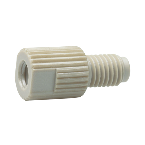 Adapter, PEEK, 10-32 F-1/4"-28 M