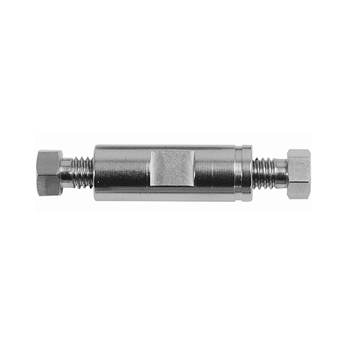 Union, SS, reducing, 1/16" to 2,0mm, 10-32, bore 0
