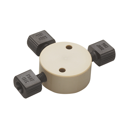 Tee, PEEK, HP, 0.25 mm bore, complete