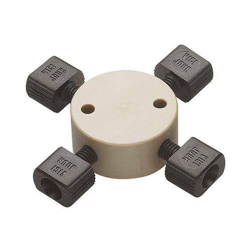 Cross, PEEK, HP, 0,50mm bore, complete w. one piec