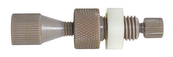 Red. union, b-h, 1/16"x1/32", 0,25mm bore, PEEK