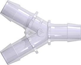 Slangesamler, Y, S-600, 25,4mm, PP