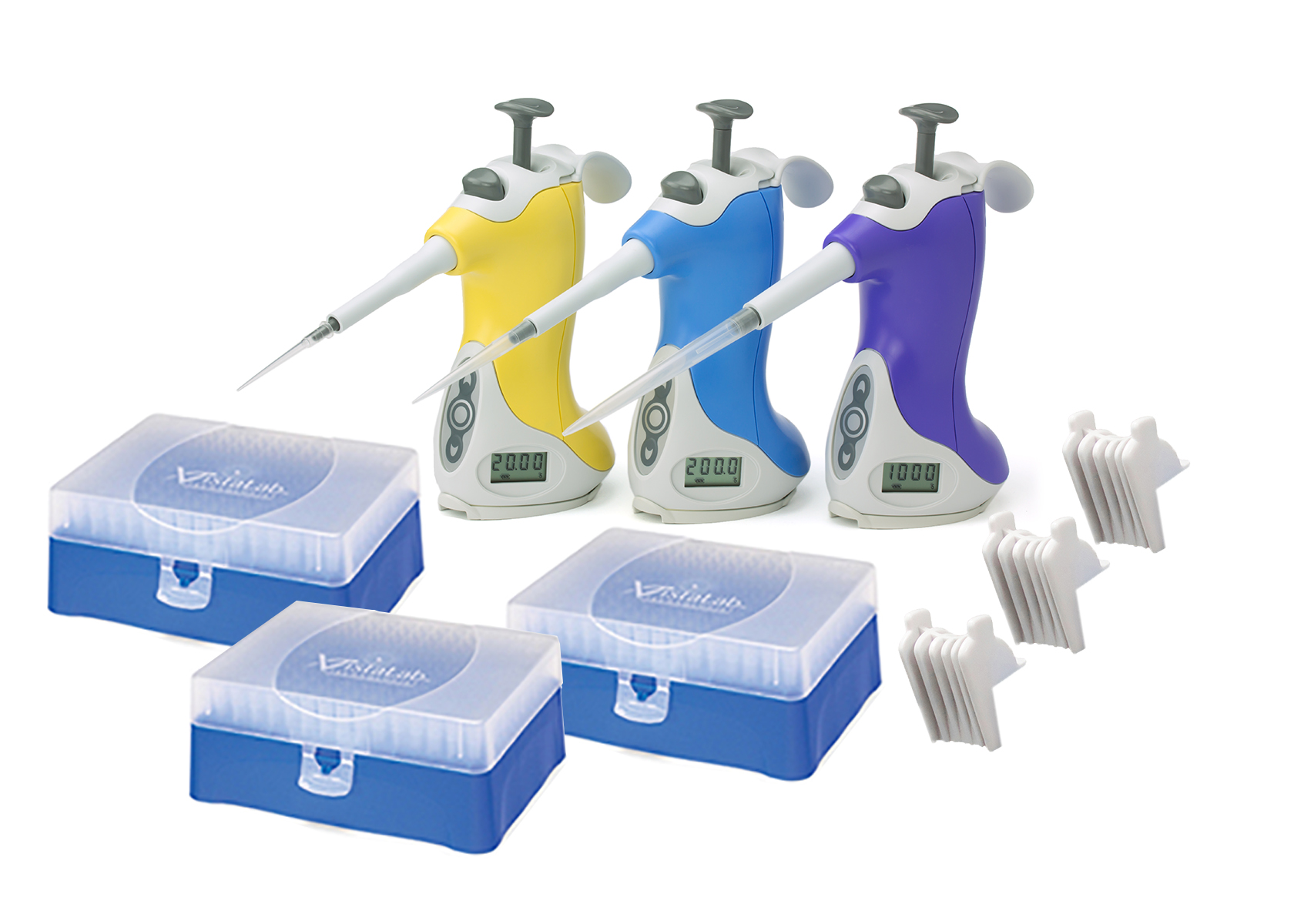 Pipette, adjustable volume, startkit