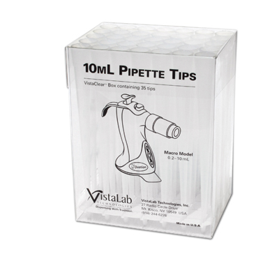 Pipette tip, 10ml, sterile, with filter, 35 pcs