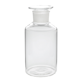 2000 mL Btl, WM Gnd Clr, Gnd Stopper, 6 pcs