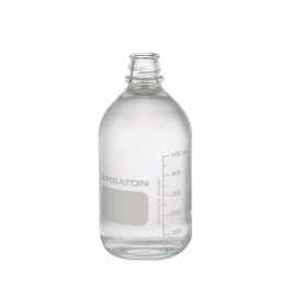 500 mL Btl Media,Clr Type I,Grad,No Cap, 24 pcs