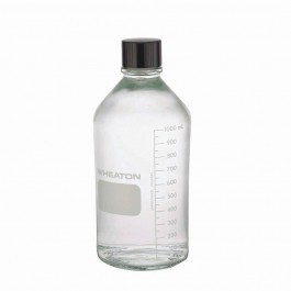 1000 mL Btl,Media,Clr Typ I,Grad,Rub Lnr, 24 pcs