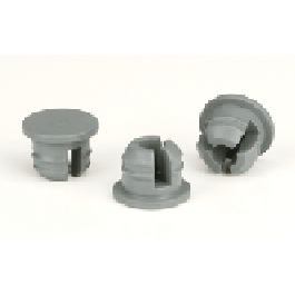 20 mm Stpr, 3 Leg Lyo Thn Flg, Butyl Gry, 300 pcs