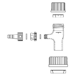 Adapter, Filtration, 13-425 Thd