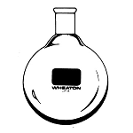 500 mL Flask, Round Bottom, 19/22 Clr
