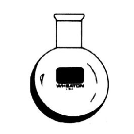 100 mL Flask, Round Bottom, 19/22 Clr