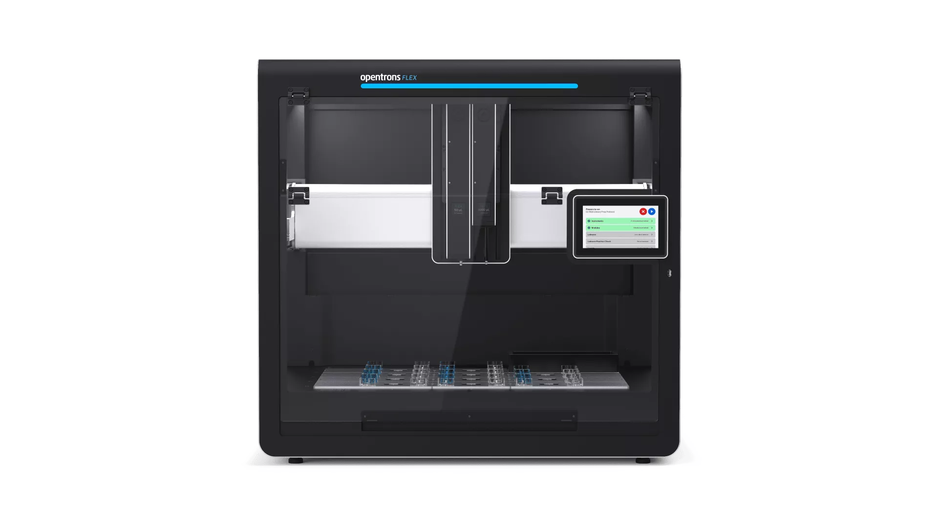 Opentrons FLEX FRONT Protocol Screen